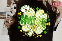 St Patricks Day Png, Nurse Png, Lucky Nurse Png, Coquette Product Image 1