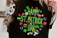 Happy St Patrick Day Png, Lucky Shamrock Png, Coquette Png Product Image 2