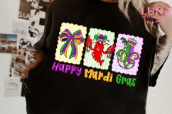 Happy Mardi Gras png, Coquette Mardi gras png, Mardi Gras Product Image 1