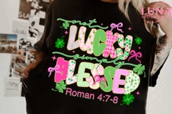 Not Lucky Simply Blessed png, Patrick png, Coquette Png Product Image 4