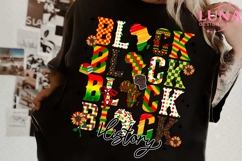 Black History Month PNG, My History Is Strong, Afro American Product Image 2