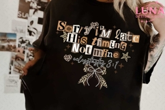 Sorry I’m Late His Timing Not Mine PNG | Christian Quote Png Product Image 6