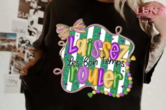 Glitter Laissez Les Bon Temps Rouler png, Coquette Mardi Png Product Image 3