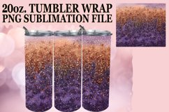 Glamorous Leopard Pattern Tumbler Wrap: Sublimation - 20oz Product Image 1