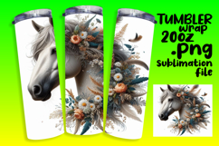 Unique 20oz Tumbler Gift Design , Horse Product Image 1