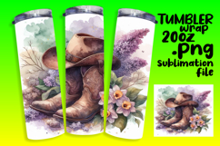 RADIANT 20oz Tumbler PNG Design , Western Product Image 1