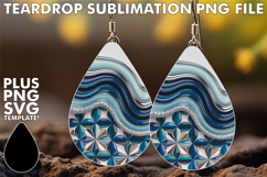 Joyful TEARDROP Earrings Gift Ideas, Pattern Product Image 1