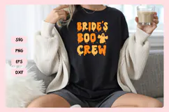 Spooky Bachelorette Party Saying SVG | Bride's Boo Crew Product Image 4