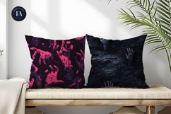 Rising Zombie Hands Creepy Ground Seamless Digital Paper Product Image 2