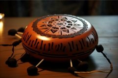 Melodious Tongue drum. Generate Ai Product Image 1
