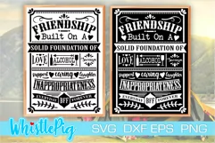 Friendship SVG Best Friends Svg Friendship Poster Friends Product Image 1