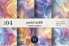 Pastel Smoke Swirl Pattern | Dreamy Abstract Background Product Image 1