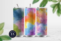 Watercolor Wash Digital Paper | Seamless Rainbow Texture Product Image 2