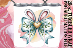 Vibrant Joy 20oz tumbler wrap, Easter Bow Product Image 1