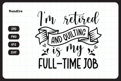 35 Funny Quilting Quote SVG For Quilters Bundle Product Image 10