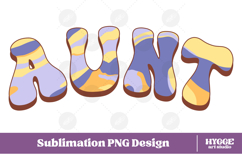 aunt Png Retro Retro Mother&#039;s Day Mom Sublimation Product Image 1
