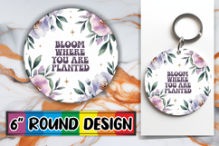 Joyful Circle Designs Sublimation, Flower Quote Product Image 1