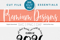 Class of 2026 svg, cute heart grad svg, 2026 graduate senior Product Image 2