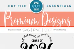 Class of 2026 svg, cute heart grad svg, 2026 graduate senior Product Image 2
