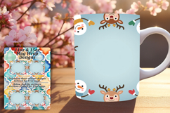 Chic 15oz Mug Wrap Png Design , Christmas Product Image 1