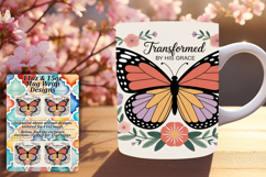 VIBRANT 15oz PNG Mug Wrap Design , Religious Product Image 1