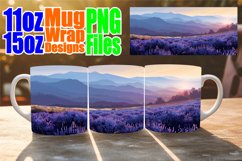 Scenic Landscape Mug Wrap - Springtime Sublimation Product Image 1