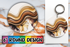 Sublimation Car Coaster Magic, Pattern Product Image 1