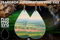 Radiant Teardrop Earrings Designs, Spring Product Image 1