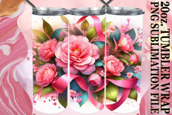 Joyful nights 20oz tumbler wrap, Flowers Product Image 1
