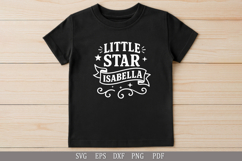Little Star Isabella SVG - Personalized Name Design for Gift Product Image 1