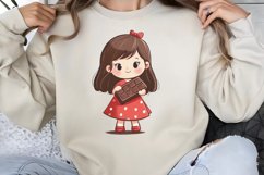 Cute Watercolor Valentines Day Clipart PNG Product Image 1