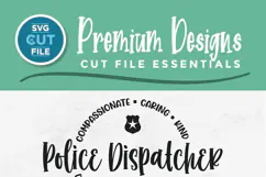 Police Dispatcher svg - a dispatcher design for Cricut Product Image 2