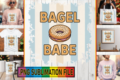 Cheerful PNG Sublimation Art, Retro Food Product Image 1