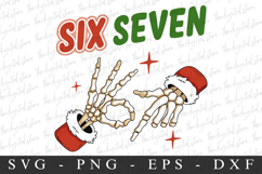 Christmas Six Seven Svg | Christmas svg | Svg cut file Product Image 1