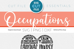 Cardiac Nurse svg, a Cardiologist heart subway art svg Product Image 2