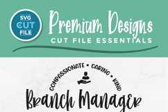 Branch Manager svg - an office manager svg file for crafters Product Image 2