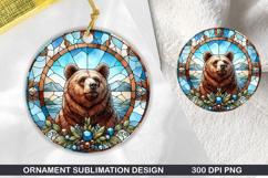 Animals Stained Glass Ornament Bundle, 30 High-Quality PNG Product Image 13