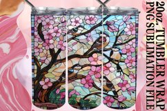 Stunning Stained Glass Tumbler Wrap Product Image 1