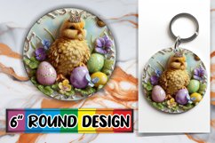 Springtime Circle Sublimation Designs Product Image 1