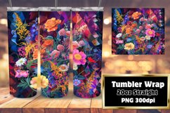 Embroidered 3D Pattern Tumbler Sleeve Product Image 1