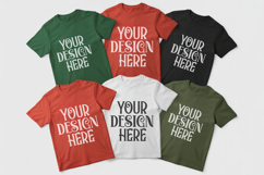 Christmas Family Matching Group T-Shirt Mockups | Holiday Fl Product Image 1