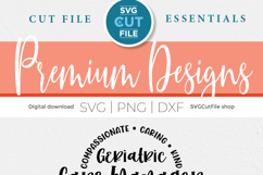 Geriatric Care Manager SVG, an svg for cutting machine craft Product Image 2