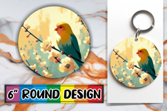 Enchanted Round Ornaments Magic PNG, Birds Product Image 1