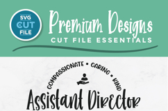 Assistant Director svg, activities or nursing asst director Product Image 2