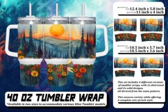 Tranquil Waters 40oz Tumbler Sublimation Product Image 1