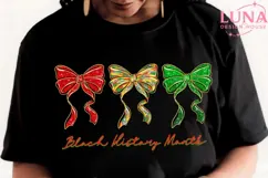 Black History Coquette Png, Celebrating the Movement Quote Product Image 3
