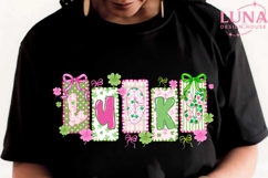 Preppy Lucky Png Blessed Vibes Png, Not Lucky Simply Blessed Product Image 4