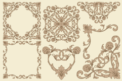 Frames and Borders Decorative vector Page decoration Ornate Product Image 5