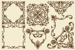 Frames and Borders Decorative vector Page decoration Ornate Product Image 6
