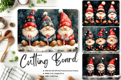 Gnome Cutting Board Kitchen Fall Autumn Chopping Board_136 Product Image 1